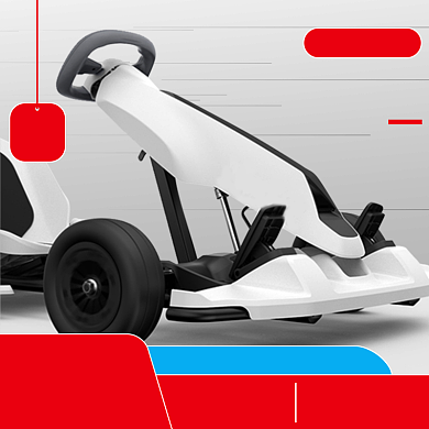 漂移卡丁车场景简约风格促销满减主图背景