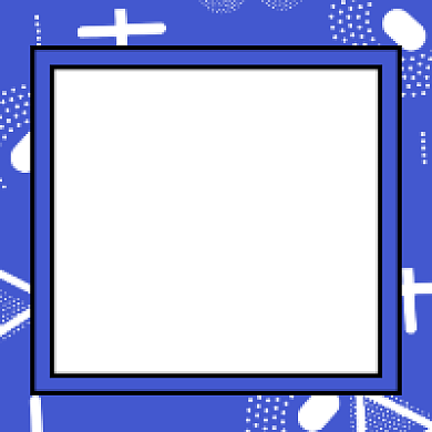 高考加油冲刺蓝色几何简约公众号次图背景