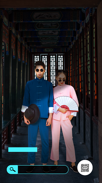 男人节服装大促海报背景