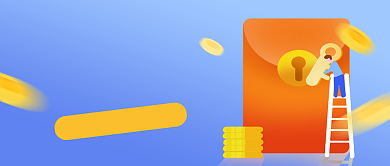 理财入门课程营销扁平公众号首图背景