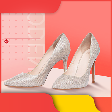 促销高跟鞋女鞋淘宝电商直通车背景