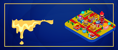 甜品屋手绘卡通公众号首图背景