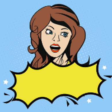 全场三折促销波普风插画公众号次图背景