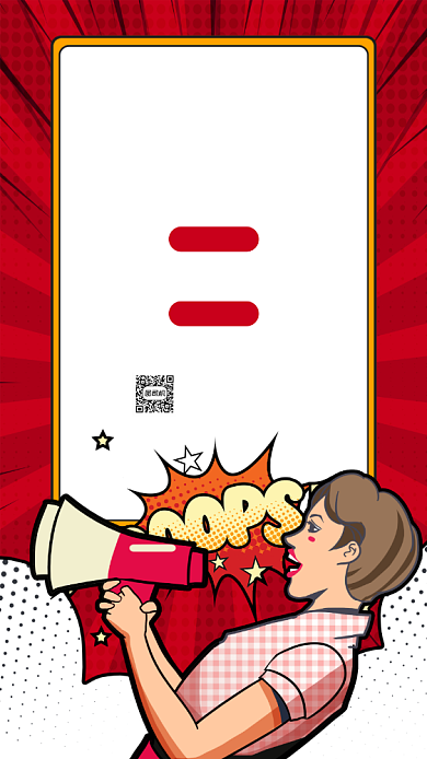 双十一狂欢节孟菲斯插画宣传手机海报背景