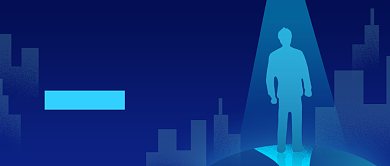 合伙人招募计划蓝色扁平公众号首图背景