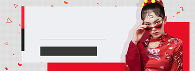 女装夏日清仓99划算节banner背景