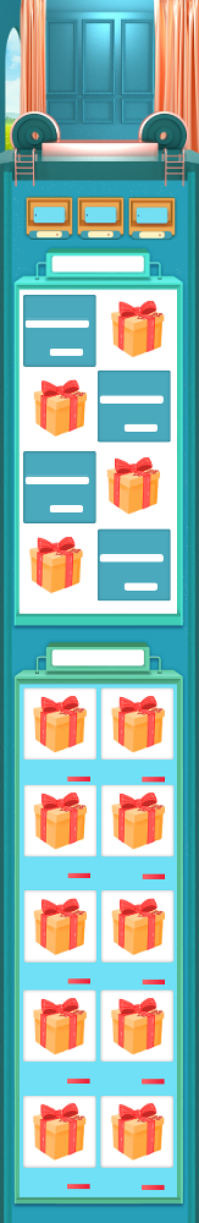 微立体绿色开学季活动首页背景