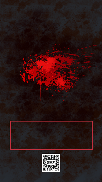 密室逃脱暗色系营销宣传手机海报背景