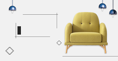 家装节家居家具活动海报banner背景