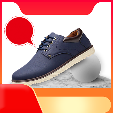 休闲男鞋淘宝电商直通车促销主图背景