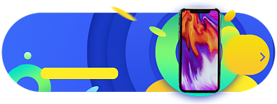 数码手机胶囊banner图背景