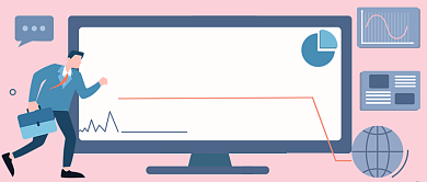 投资理财金融科技手绘卡通公众号首图背景