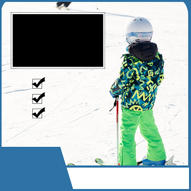 儿童棉服冬季保暖淘宝主图直通车模板背景