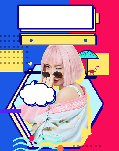 新势力周女装狂欢直播特惠电商模板背景