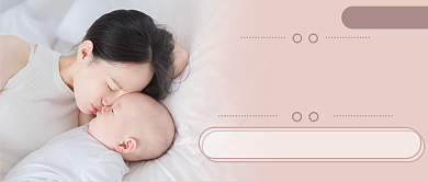 母婴健康写实新媒体首图背景