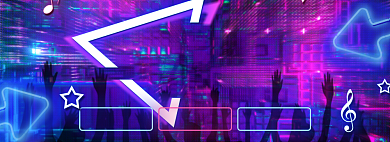 创意霓虹灯决战双11海报背景