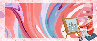 如何欣赏印象派画作公众号首图背景