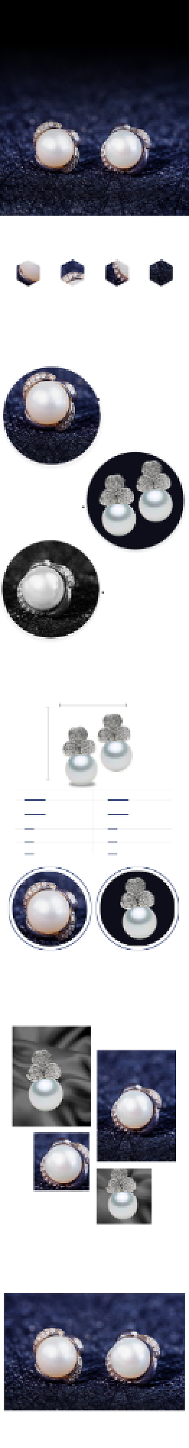 耳钉耳环饰品详情页背景