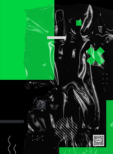 现代展览艺术海报背景