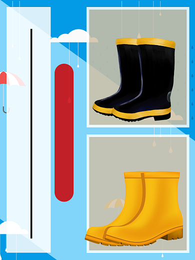 儿童雨鞋类淘宝直通车雨靴主图背景