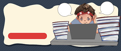 对自己好点卡通公众号首图背景