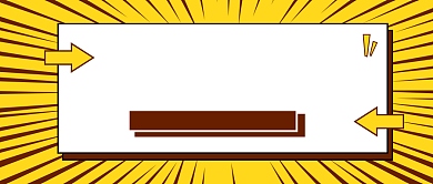 黄色促销手绘风微信首图背景