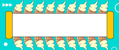 便利店冰淇淋图鉴卡通公众号首图背景