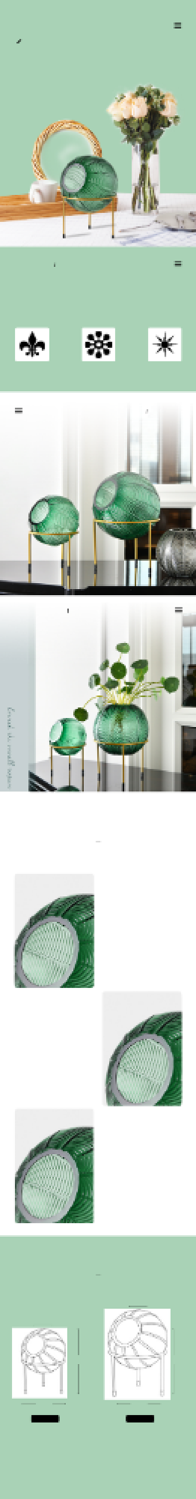 花瓶玻璃花瓶桌面摆件日用洗护详情页背景