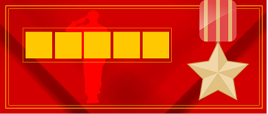 红色大气简约建军节敬礼宣传背景