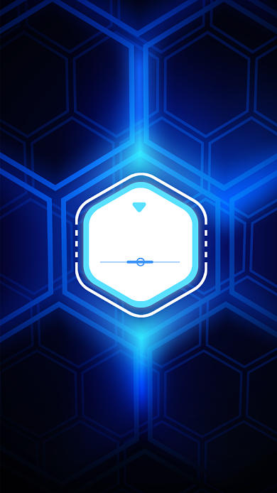 创意蓝色几何炫光讲师团队聊天背景图背景