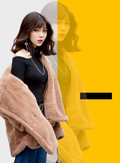 冬季新品促销印刷海报背景