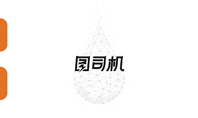 橙色现代科技风大气文化教育名片背景