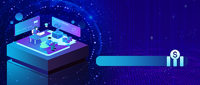 金融理财手绘卡通公众号首图背景