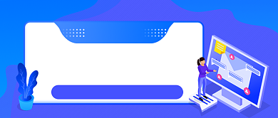 编程教育手绘卡通公众号首图背景