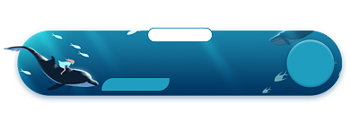 寒假水族馆活动胶囊背景