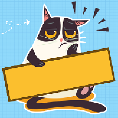 攒钱买罐头卡通插画公众号次图背景