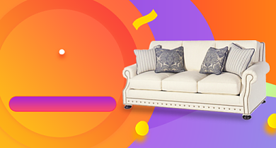 时尚超值低价家具建材沙发钻展背景