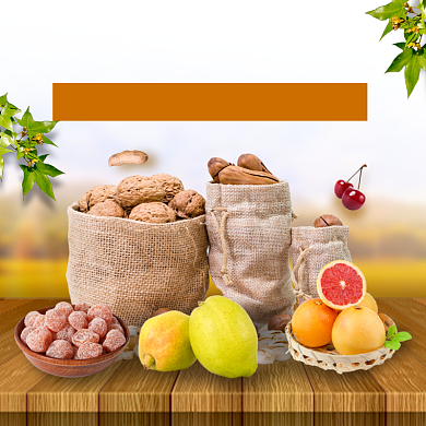 丰收季农产品生鲜果蔬水果电商主图背景