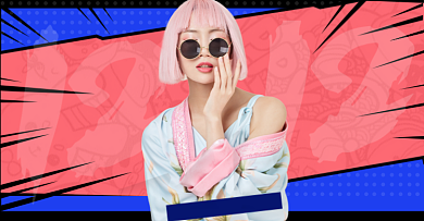 年终大促全场满减卡通波谷风海报背景