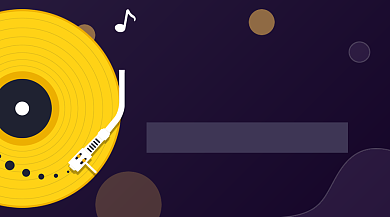 年度音乐会简约高级广告banner背景