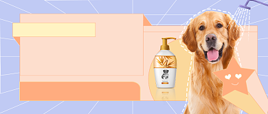 宠物洗护专属用品公众号首图背景
