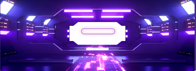 酷炫霓虹渐变数码家电日常海报背景