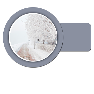 冬日你好方形配图背景