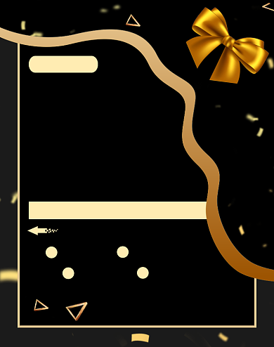 VIP会员积分福利电商淘宝黑金竖版海报背景