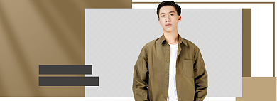 秋季男装上新促销banner背景