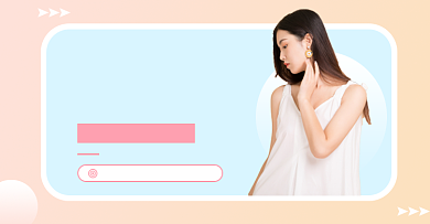 新势力周女装秋上新淘宝电商海报背景