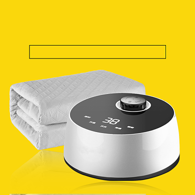 冬季智能电热毯功能介绍简约主图背景