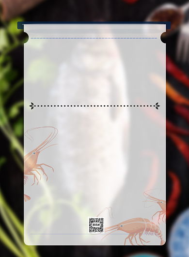 简约生鲜食材处理科普广告印刷海报背景