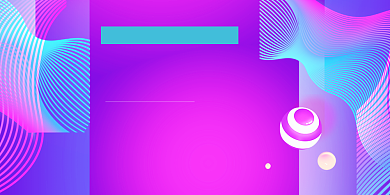 特惠梦幻波浪线条店庆促销宣传展板背景