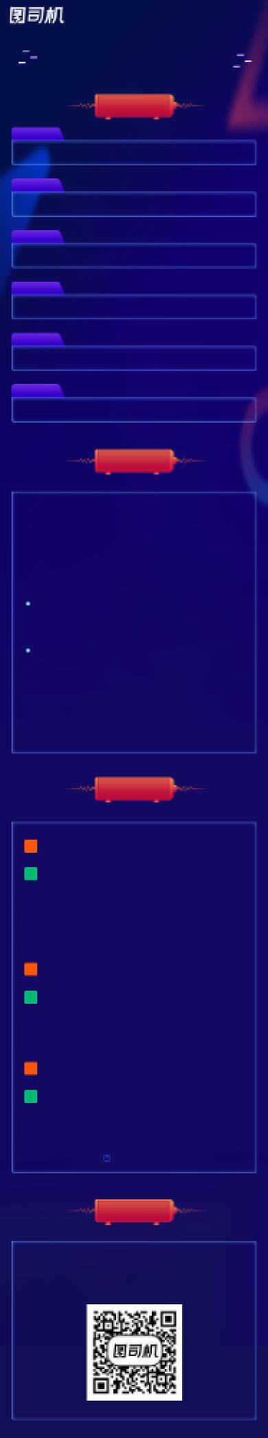 暗色系融资交易移动页面设计文章长图背景